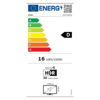 ASUS LCD 27" Gaming Series 5 VG27AQE5A Gaming Monitor, 2560x1440, Fast IPS, 165Hz, 0,3ms, HDMI, DP, VESA