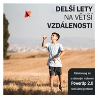 PowerUp Letadlo 2.0: elektrická vlaštovka červená