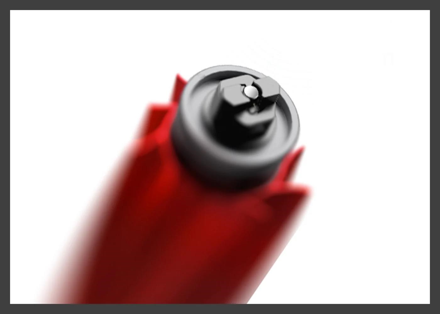 Obr. Celogumový kartáč s konstrukcí proti namotávání vlasů 1803809c