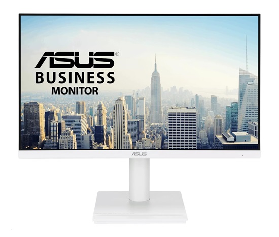 ASUS LCD 27" VA279QGS-W, FHD, 350nits, 120Hz, 1ms, Height adj., Audio, Repro, Vesa, HDMI, DP, VGA, USB, White