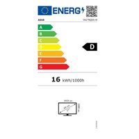 ASUS LCD 27" VA279QGS-W, FHD, 350nits, 120Hz, 1ms, Height adj., Audio, Repro, Vesa, HDMI, DP, VGA, USB, White