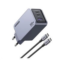 UGREEN síťová rychlonabíječka Nexode Pro 100W 3-Port, 2x USB-C, 1x USB-A