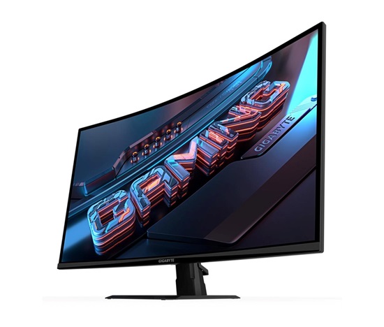 BAZAR - GIGABYTE LCD - 32" Gaming monitor GS32QCA, Prohnutý VA 1500R, 2560x1440 QHD, 180Hz, 3500:1, 250cd/m2, 1ms, 2xHDM