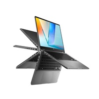 ASUS NTB Vivobook 14 Flip (TP3407SA-OLED548WZ), Ultra 5 226V, 14" 1920 x 1200, 16GB, 512GB SSD, IntelArc, W11 Home, Gray