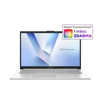 ASUS NTB Vivobook Go 15 (E1504FA-BQ5409W), R3 30, 15.6" FHD, 8GB, 256GB SSD, Radeon, W11 Home, Cool Silver