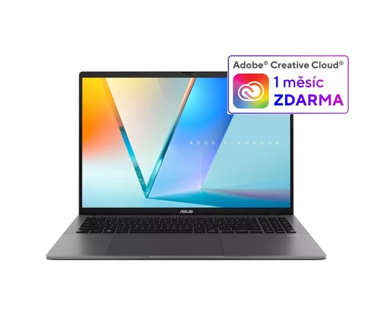 ASUS NTB Vivobook S 16 (M3607KA-OLED056WZ), AI 5 330, 16" 1920x1200, 32GB, 512GB SSD, Radeon, W11 Home, Matte Gray