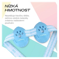 LAMAX BabyMuffs1 Blue - protihluková dětská sluchátka