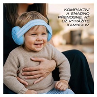 LAMAX BabyMuffs1 Blue - protihluková dětská sluchátka
