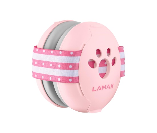 LAMAX BabyMuffs1 Pink - protihluková dětská sluchátka