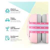 LAMAX BabyMuffs1 Pink - protihluková dětská sluchátka
