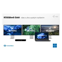 BAZAR - i-tec Thunderbolt4 3x Display Docking Station, Power Delivery 96W / rozbaleno