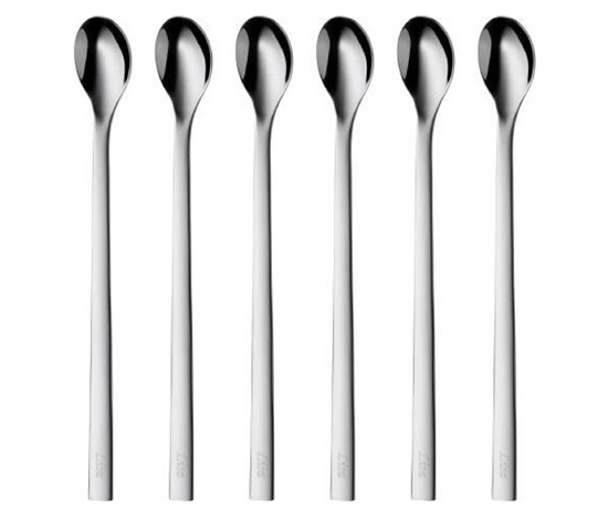 WMF Sada lžiček na long drink nápoje, 6 ks, nerezová ocel