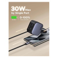 UGREEN rychlonabíječka do auta se zatahovacím kabelem 60W 3-Port