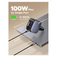 UGREEN rychlonabíječka do auta se zatahovacím kabelem 145W 4-Port, 3x USB-C,1x USB-A