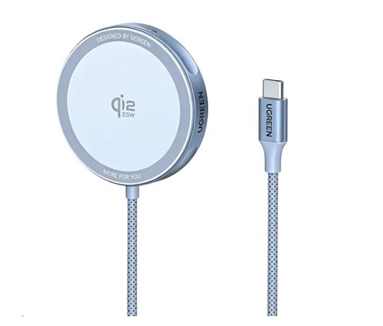UGREEN magnetická bezdrátová nabíječka MagFlow Qi2.2 25W