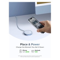 UGREEN magnetická bezdrátová nabíječka MagFlow Qi2.2 25W