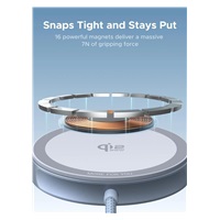 UGREEN magnetická bezdrátová nabíječka MagFlow Qi2.2 25W