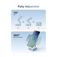 UGREEN magnetická bezdrátová nabíječka 2v1 MagFlow Qi2.2, 25W