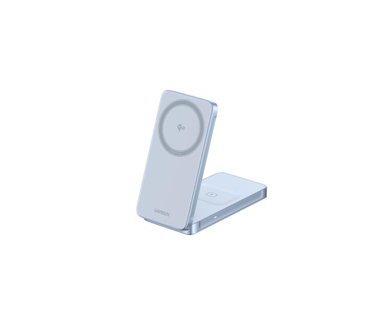 UGREEN magnetická bezdrátová nabíječka 2v1 MagFlow Qi2.2, 25W