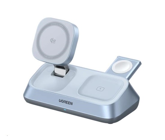 UGREEN magnetická bezdrátová nabíječka 3v1 MagFlow Qi2.2, 25W