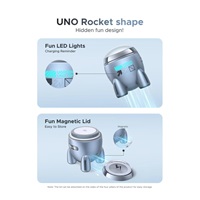 UGREEN magnetická bezdrátová nabíječka 2v1 MagFlow Qi2.2, 25W, MagSafe, raketa