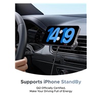 UGREEN magnetická bezdrátová nabíječka do auta MagFlow Qi2 25W