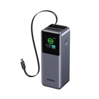 UGREEN powerbanka s rychlým nabíjením 20000mAh 3-port s displejem a zatahovacím kabelem