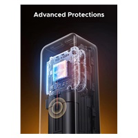 UGREEN powerbanka s rychlým nabíjením 20000mAh 3-port s displejem a zatahovacím kabelem