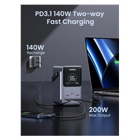UGREEN powerbanka s rychlým nabíjením 48000mAh 5-port s displejem a LED