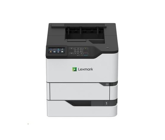 LEXMARK ČB tiskárna MS822de A4, 52ppm, 512MB, duplex, USB 2.0, LAN