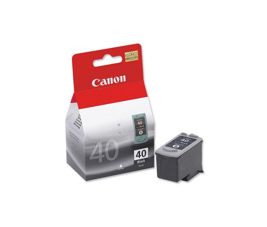 Canon CARTRIDGE PG-40 černá pro MP-150, MP-170, MP-450, PIXMA IP1x00, IP2x00, MP1x0, MP-210 (490 str.)