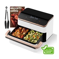 Cosori Dual Blaze TwinFry chytrá horkovzdušná fritéza10 L, keramika, bílá