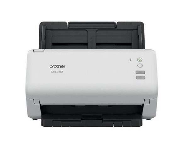 BAZAR - BROTHER skener ADS-4100 DUALSKEN A4 35ppm/70dual 600x600 60ADF USB - Poškozený obal (Komplet)