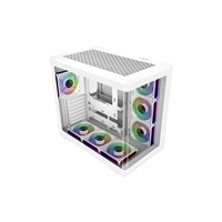 BAZAR - Cooler Master case Elite 600, ATX, Průhledná bočnice, 7x 120mm ARGB Fan, Bílá - Poškozený obal (Komplet)