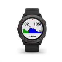Garmin Fenix 7X PRO Sapphire Solar Carbon Gray DLC Titanium / Black Band, EU
