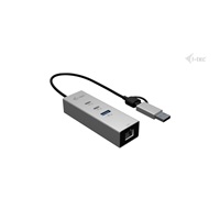 i-tec USB-C/USB-A Metal HUB 3 (2x USB-C, 1x USB-A) Port + 2.5GLAN