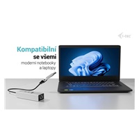 i-tec USB-C/USB-A Metal HUB 3 (2x USB-C, 1x USB-A) Port + 2.5GLAN