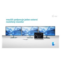 i-tec USB-C Metal Nano 3x Display (DP, HDMI and VGA) Docking Station, PD 100 W