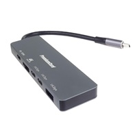 PremiumCord Adaptér USB-C na 4K@60Hz HDMI + 10G USB3.2 A + 10G 2x USB-C + PD