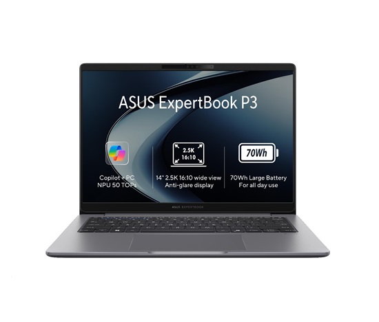 ASUS NTB ExpertBook PM3 (PM3606CHA-MB0265X), Ryzen 7 8840HS, 16" 1920 x 1200, 16GB, 512GB SSD, Radeon, W11 Pro, Gray