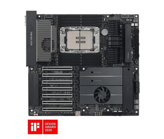 ASUS MB PRO WS W890E-SAGE SE, Intel W890, 8xDDR5, 1xVGA, 2xUSB4, EEB