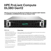 HPE PL DL380g12 6517P (3.2-4.2G/16C) 4x32G (P69727) 8SFF NS204i-uv2 MR408i-o 2x1000W 2p10T NBD333 Smart Choice