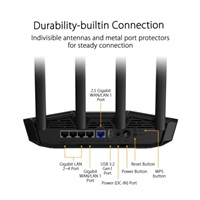 ASUS Herní Router TUF-BE3600 V2 Wifi 7 Router, 2x WAN, 3x LAN, AiMesh