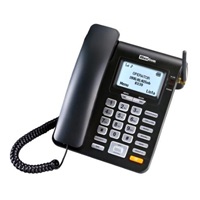 BAZAR - MaxCom MM28DHS, stolní GSM telefon, černá - Po opravě (Komplet)