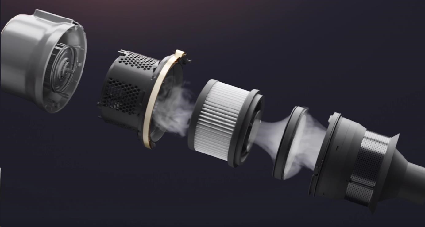 Obr. Vícefázová filtrace pro zachycení prachu 1825049h