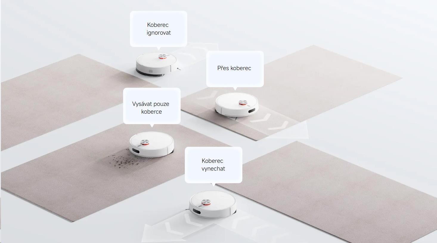 Obr. Čtyři režimy, ze kterých si můžete vybrat 1825058g