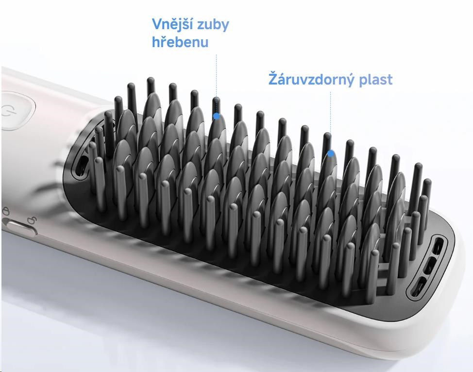 Obr. Dvě ochranné vrstvy na zubech hřebenu 1825059g
