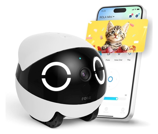 BAZAR - Enabot ROLA Mini - Robotický společník s 2K kamerou - Poškozený obal (Komplet)
