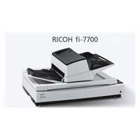 RICOH skener Fi-7700 A3, color, duplex, 100ppm v barvě 300dpi, USB 3.1, ADF 300 + ploché lože A3 (flatbed), Z: 12M