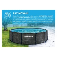 Marimex Florida bazén 3,66x0,99 m se zabudovaným skimmerem - motiv RATAN